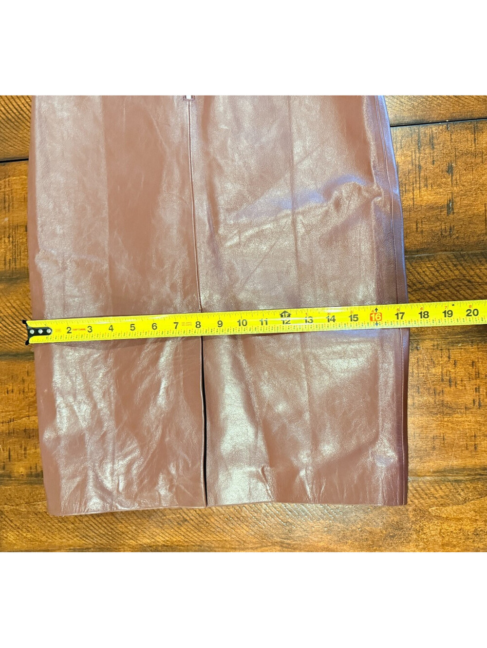 Designer Quality Brown Leather Halter Dress, Retro 80's Style Size XS RARE! - Picture 11 of 15
